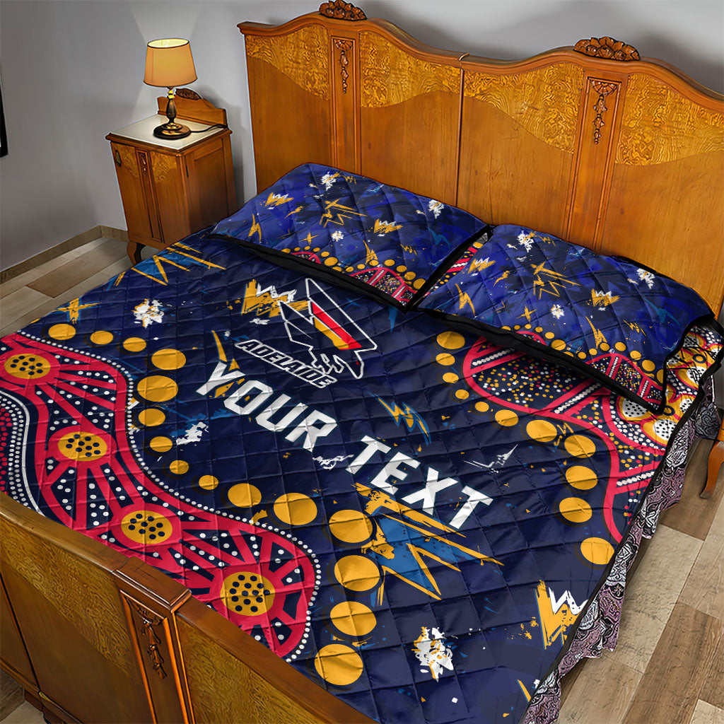 Personalized Adelaide Quilt Bed Set Aboriginal Pattern with Graffiti Style