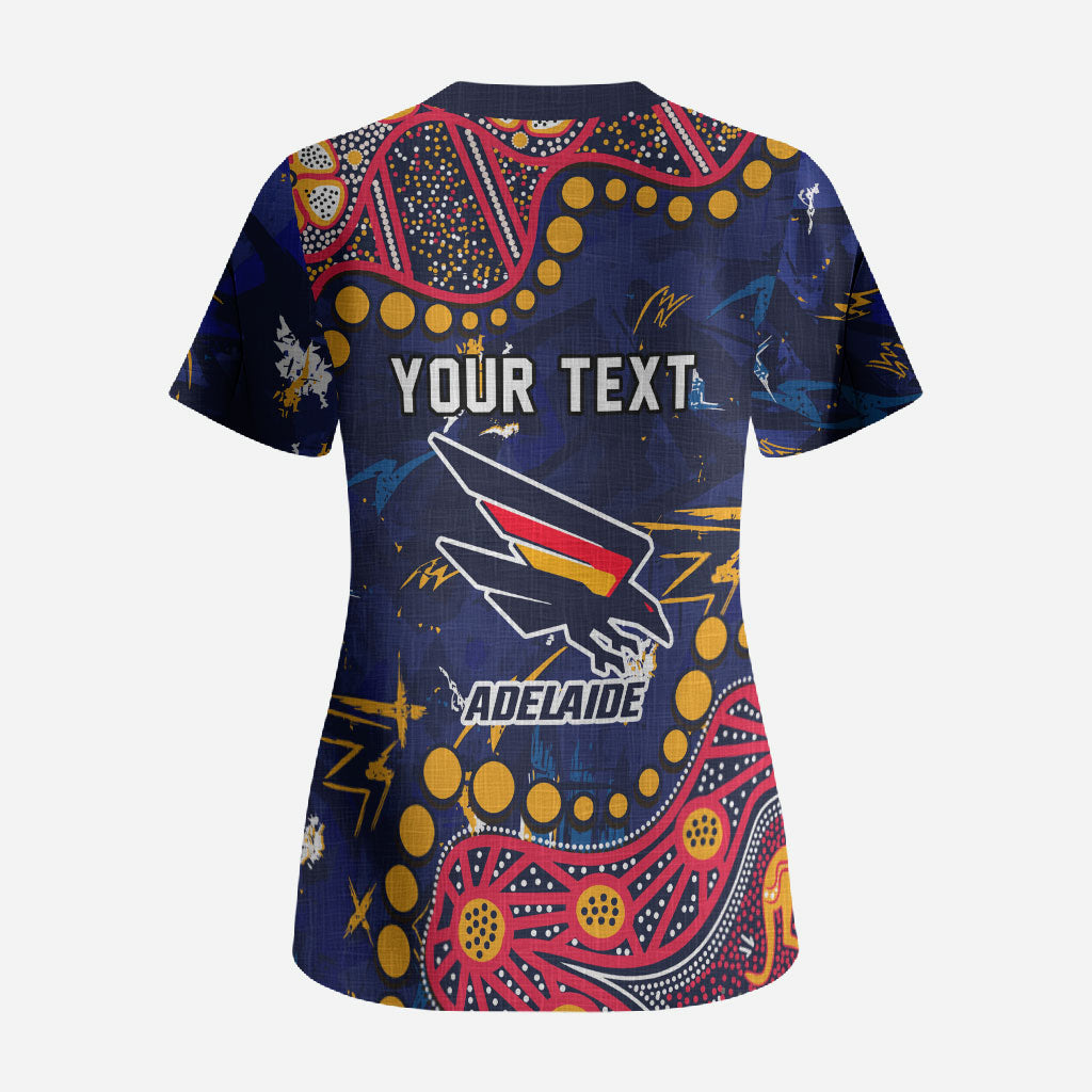 Personalized Adelaide Scrub Top Aboriginal Pattern with Graffiti Style