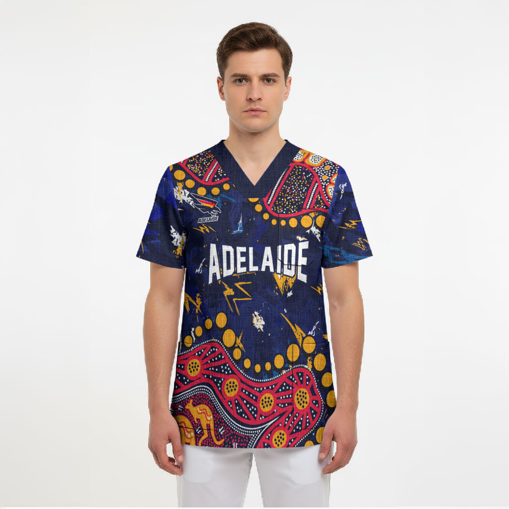 Personalized Adelaide Scrub Top Aboriginal Pattern with Graffiti Style