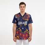 Personalized Adelaide Scrub Top Aboriginal Pattern with Graffiti Style