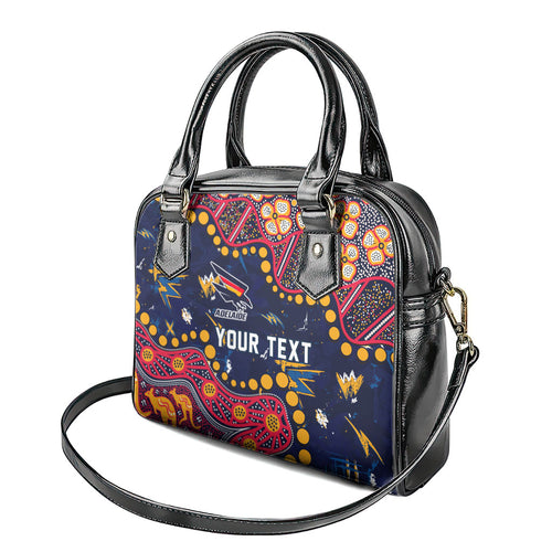 Personalized Adelaide Shoulder Handbag Aboriginal Pattern with Graffiti Style
