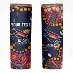 Personalized Adelaide Skinny Tumbler Aboriginal Pattern with Graffiti Style