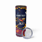 Personalized Adelaide Skinny Tumbler Aboriginal Pattern with Graffiti Style