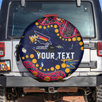 Personalized Adelaide Spare Tire Cover Aboriginal Pattern with Graffiti Style