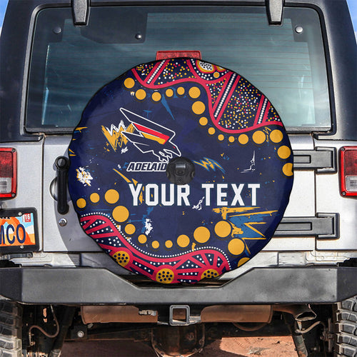 Personalized Adelaide Spare Tire Cover Aboriginal Pattern with Graffiti Style