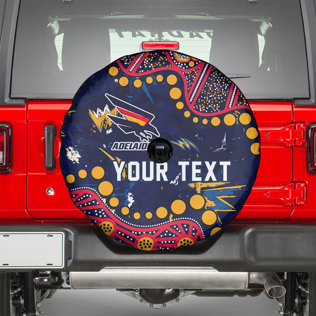 Personalized Adelaide Spare Tire Cover Aboriginal Pattern with Graffiti Style