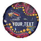 Personalized Adelaide Spare Tire Cover Aboriginal Pattern with Graffiti Style