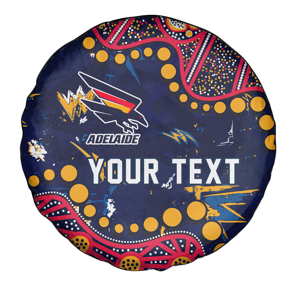 Personalized Adelaide Spare Tire Cover Aboriginal Pattern with Graffiti Style
