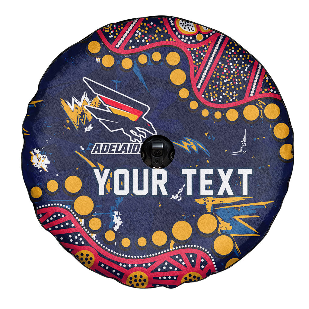 Personalized Adelaide Spare Tire Cover Aboriginal Pattern with Graffiti Style