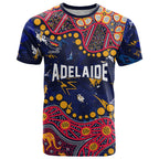 Personalized Adelaide T Shirt Aboriginal Pattern with Graffiti Style