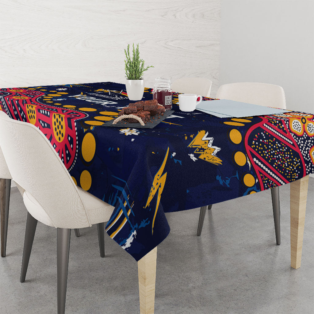 Personalized Adelaide Tablecloth Aboriginal Pattern with Graffiti Style