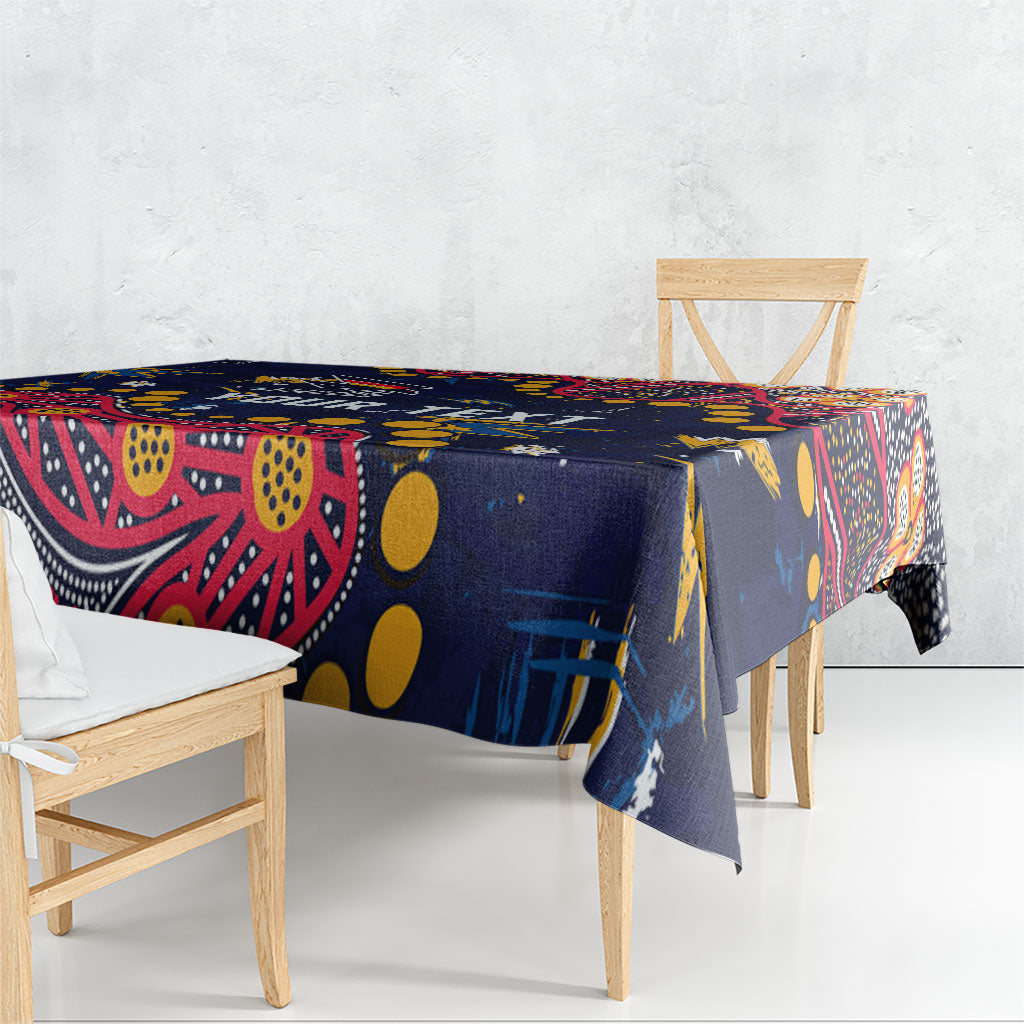 Personalized Adelaide Tablecloth Aboriginal Pattern with Graffiti Style
