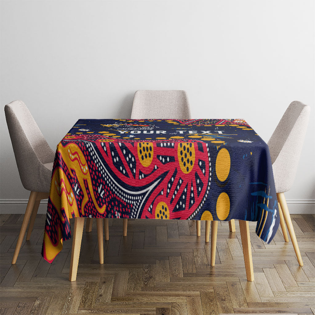 Personalized Adelaide Tablecloth Aboriginal Pattern with Graffiti Style