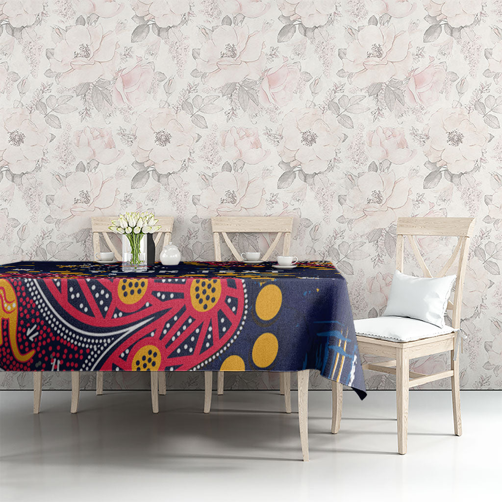 Personalized Adelaide Tablecloth Aboriginal Pattern with Graffiti Style