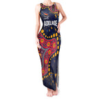 Personalized Adelaide Tank Maxi Dress Aboriginal Pattern with Graffiti Style