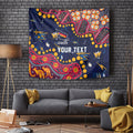 Personalized Adelaide Tapestry Aboriginal Pattern with Graffiti Style