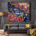 Personalized Adelaide Tapestry Aboriginal Pattern with Graffiti Style