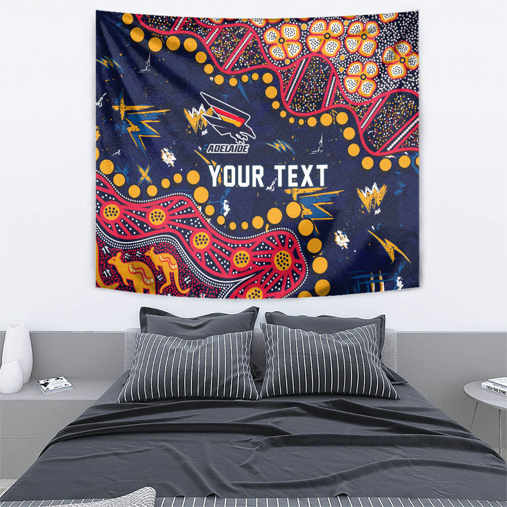 Personalized Adelaide Tapestry Aboriginal Pattern with Graffiti Style