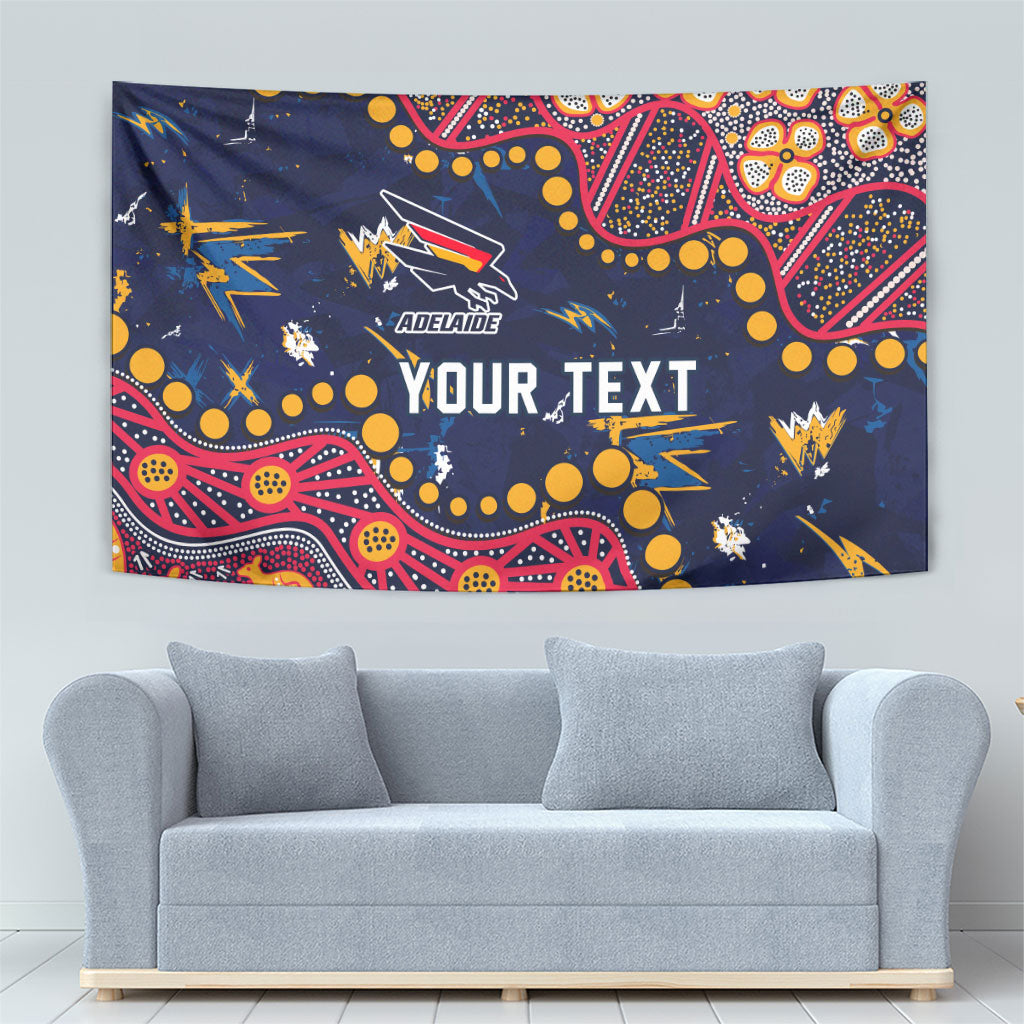 Personalized Adelaide Tapestry Aboriginal Pattern with Graffiti Style
