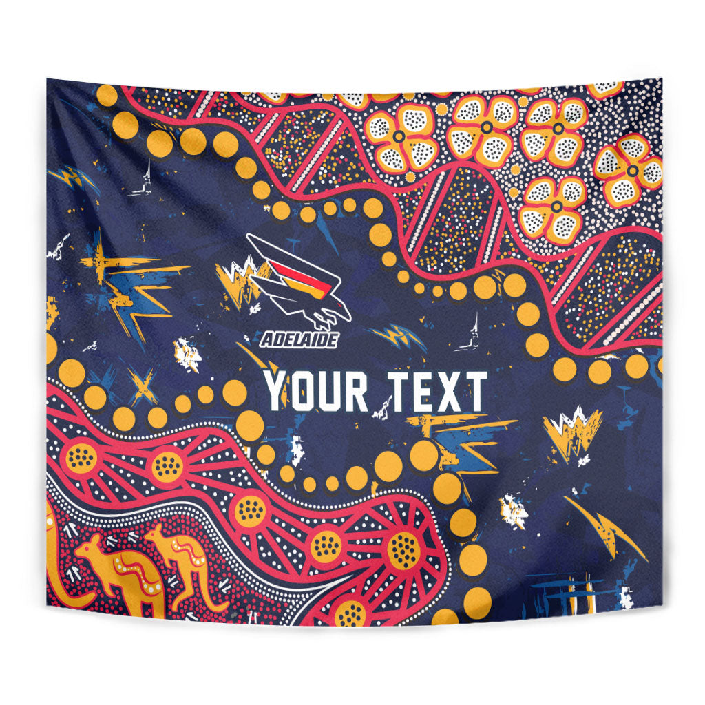 Personalized Adelaide Tapestry Aboriginal Pattern with Graffiti Style