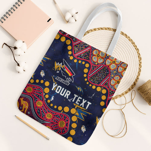 Personalized Adelaide Tote Bag Aboriginal Pattern with Graffiti Style