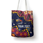 Personalized Adelaide Tote Bag Aboriginal Pattern with Graffiti Style