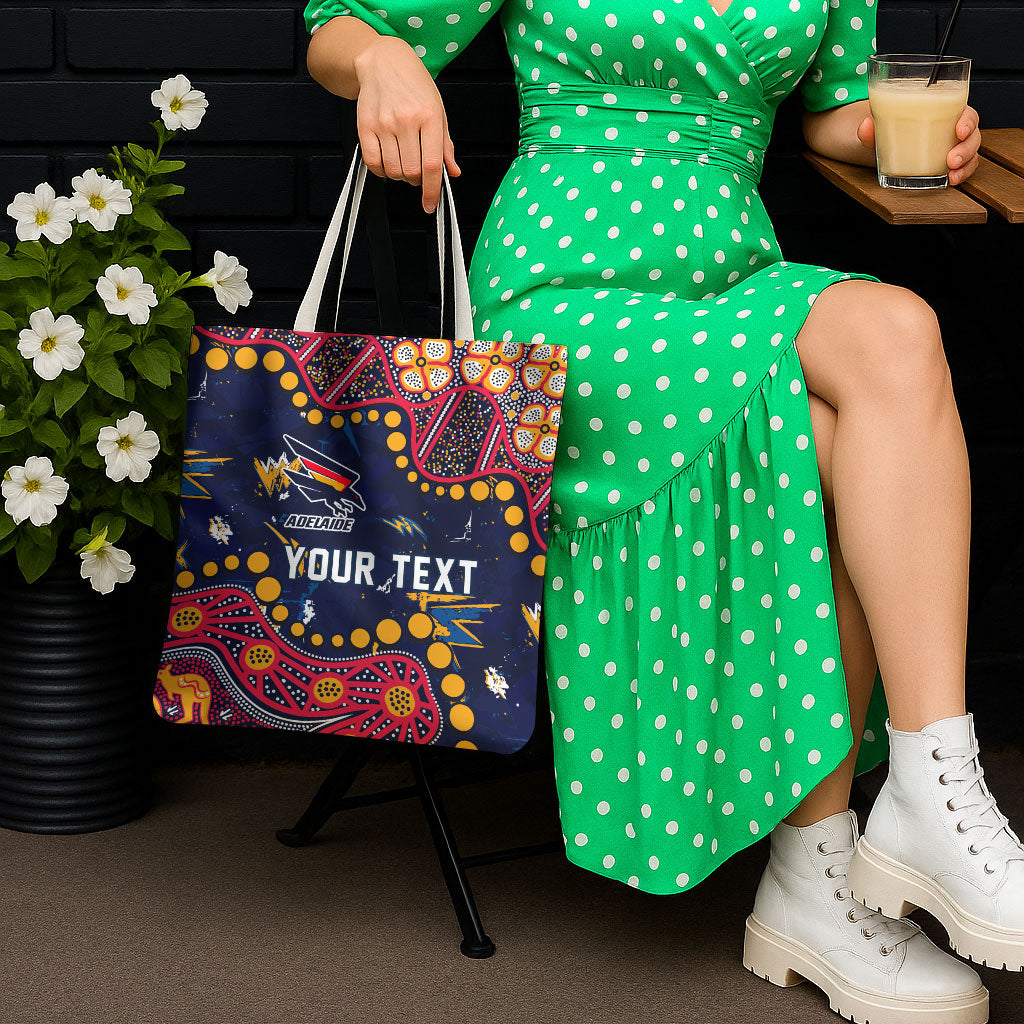 Personalized Adelaide Tote Bag Aboriginal Pattern with Graffiti Style