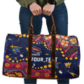 Personalized Adelaide Travel Bag Aboriginal Pattern with Graffiti Style