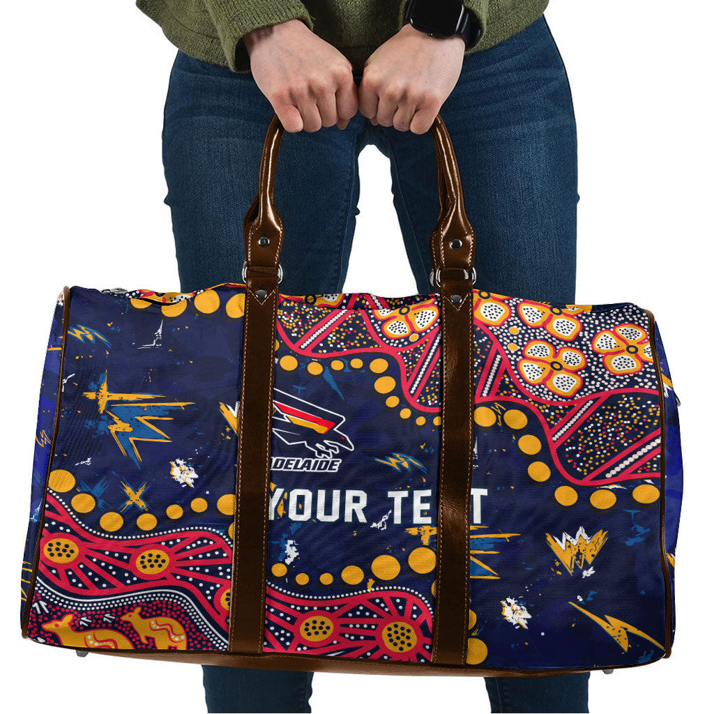 Personalized Adelaide Travel Bag Aboriginal Pattern with Graffiti Style