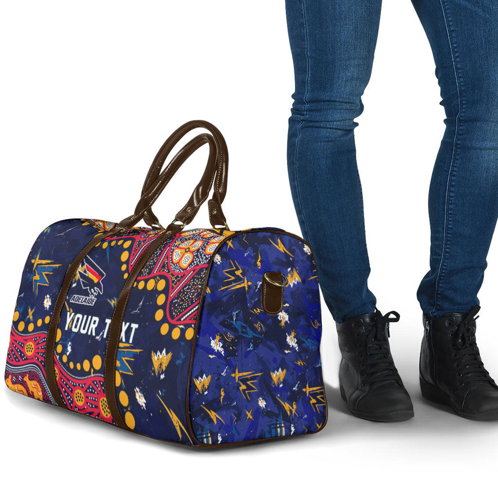 Personalized Adelaide Travel Bag Aboriginal Pattern with Graffiti Style