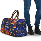 Personalized Adelaide Travel Bag Aboriginal Pattern with Graffiti Style