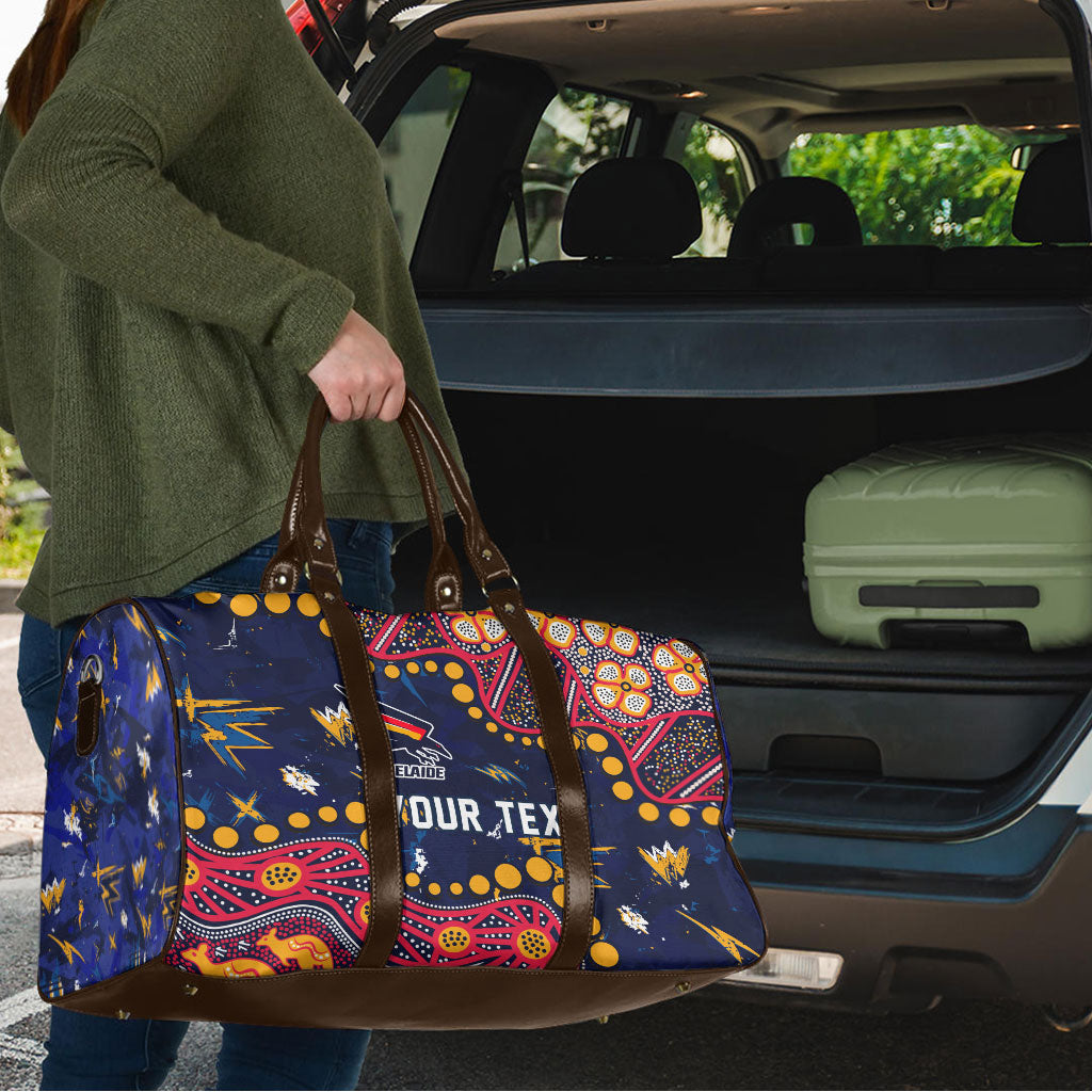 Personalized Adelaide Travel Bag Aboriginal Pattern with Graffiti Style