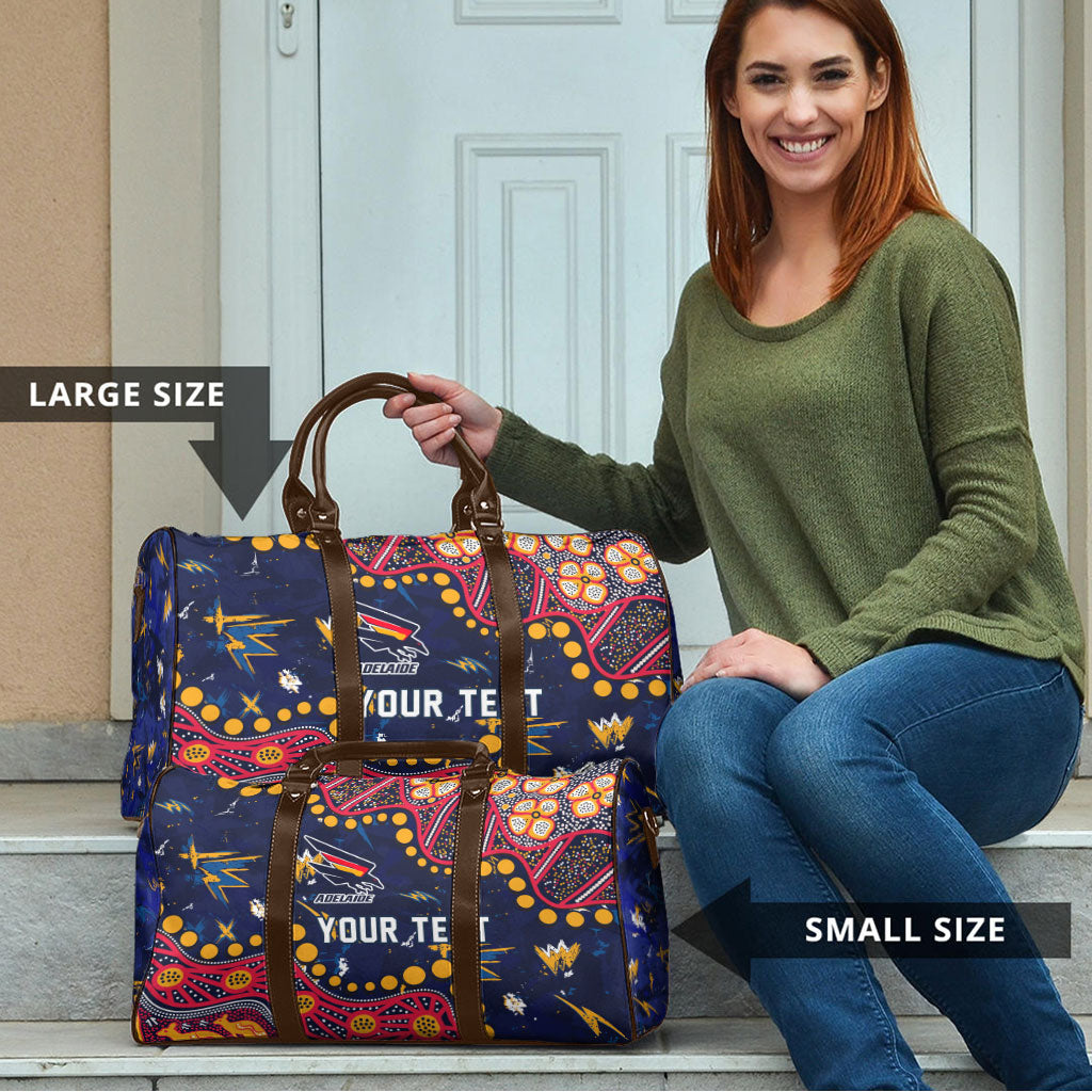 Personalized Adelaide Travel Bag Aboriginal Pattern with Graffiti Style