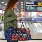 Personalized Adelaide Travel Bag Aboriginal Pattern with Graffiti Style