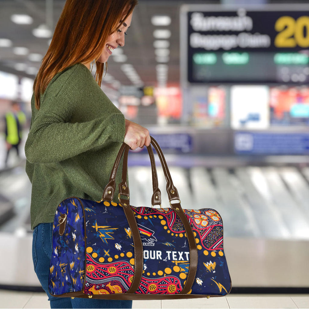 Personalized Adelaide Travel Bag Aboriginal Pattern with Graffiti Style
