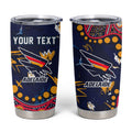 Personalized Adelaide Tumbler Cup Aboriginal Pattern with Graffiti Style