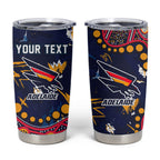 Personalized Adelaide Tumbler Cup Aboriginal Pattern with Graffiti Style