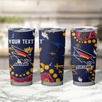 Personalized Adelaide Tumbler Cup Aboriginal Pattern with Graffiti Style
