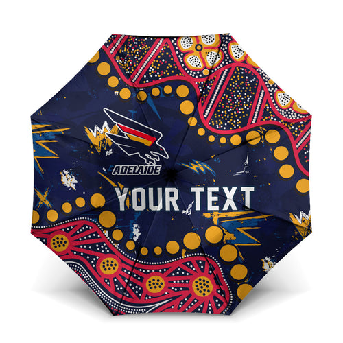 Personalized Adelaide Umbrella Aboriginal Pattern with Graffiti Style