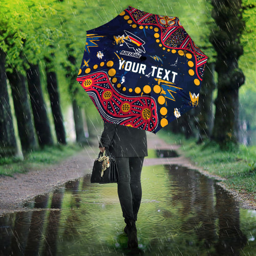 Personalized Adelaide Umbrella Aboriginal Pattern with Graffiti Style