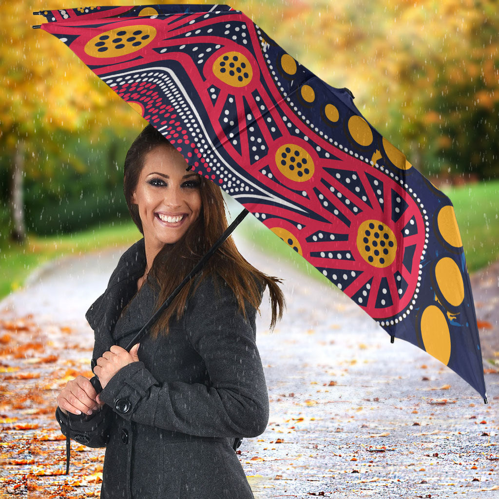 Personalized Adelaide Umbrella Aboriginal Pattern with Graffiti Style