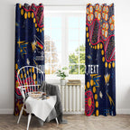 Personalized Adelaide Window Curtain Aboriginal Pattern with Graffiti Style