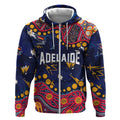 Personalized Adelaide Zip Hoodie Aboriginal Pattern with Graffiti Style