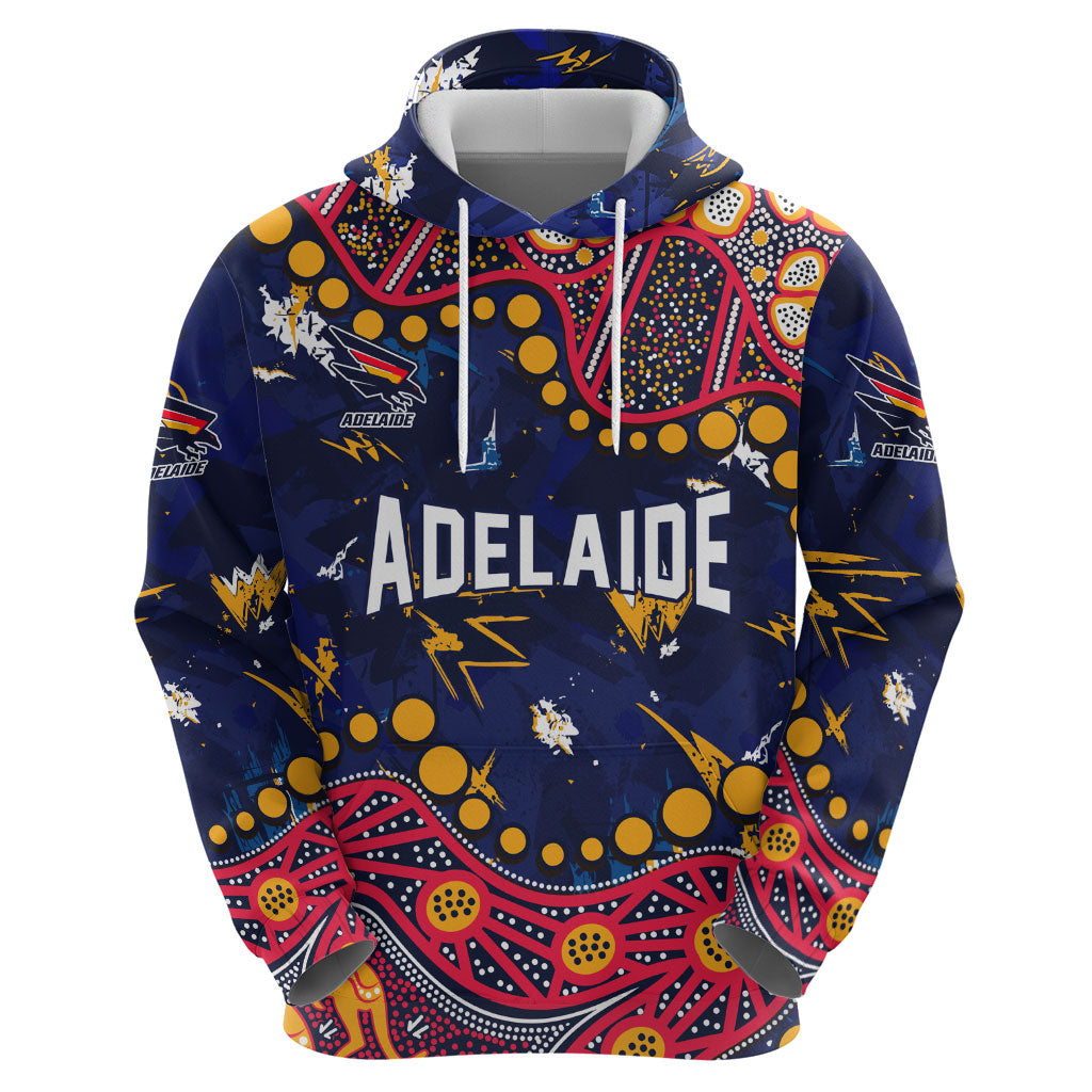 Personalized Adelaide Zip Hoodie Aboriginal Pattern with Graffiti Style