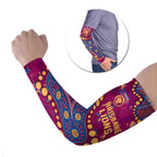 Personalized Brisbane Lions Arm Sleeves Aboriginal Pattern with Graffiti Style