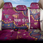 Personalized Brisbane Lions Back Car Seat Cover Aboriginal Pattern with Graffiti Style