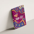 Personalized Brisbane Lions Canvas Wall Art Aboriginal Pattern with Graffiti Style