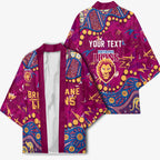 Personalized Brisbane Lions Kimono Aboriginal Pattern with Graffiti Style