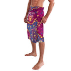 Personalized Brisbane Lions Lavalava Aboriginal Pattern with Graffiti Style