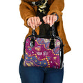 Personalized Brisbane Lions Shoulder Handbag Aboriginal Pattern with Graffiti Style